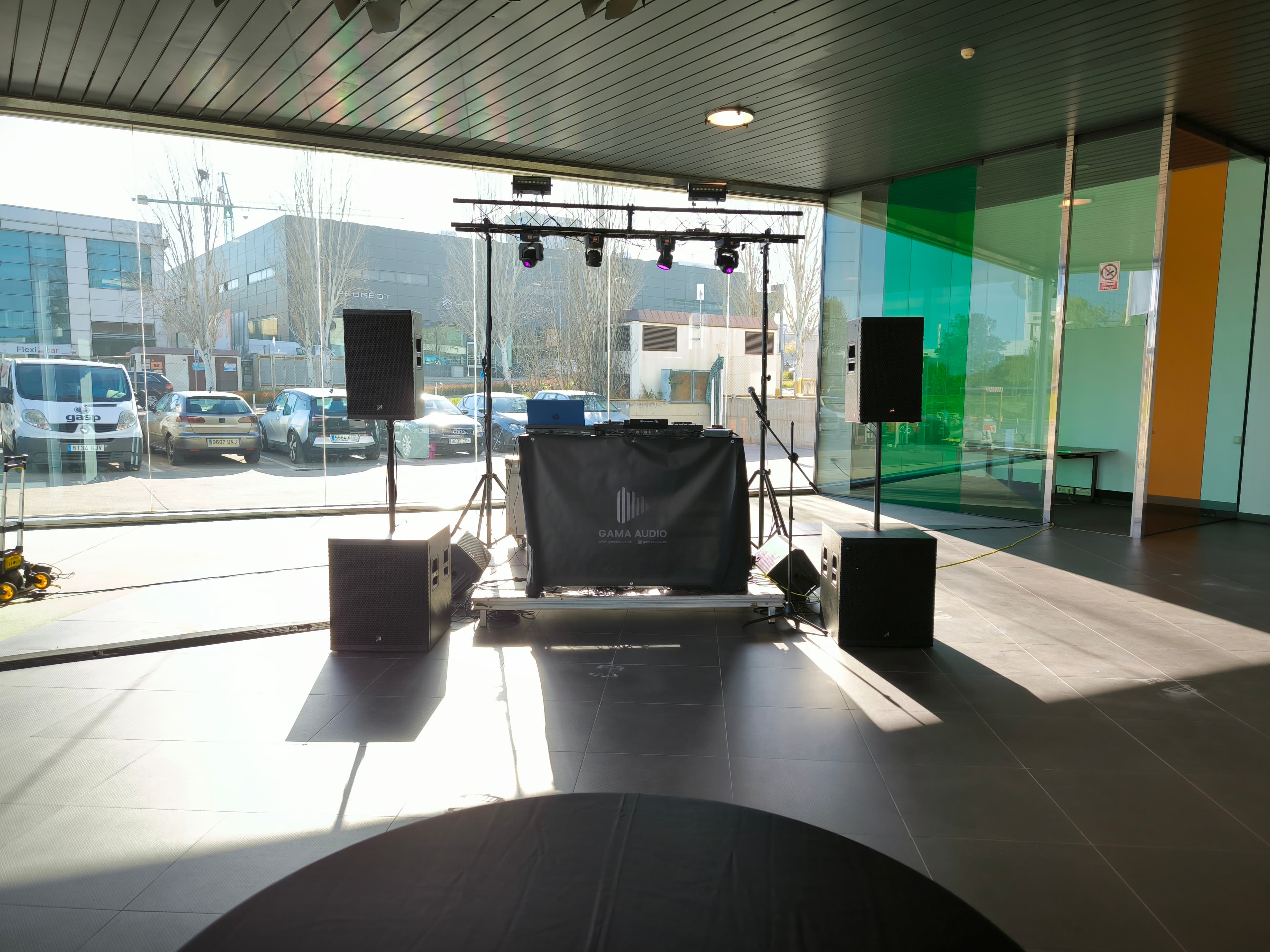 Sonido para evento en concesionario BMW